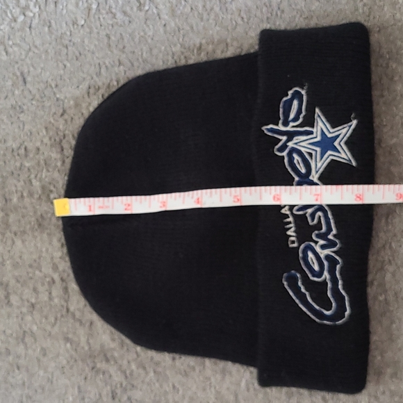 DALLAS COWBOYS VINTAGE 100% ACRYLIC BEANIE - Picture 7 of 8